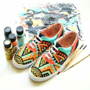 Painted Sneakers