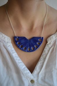 Blue Ceramic Pendant