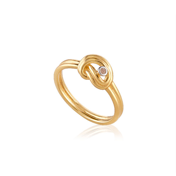 Exciting gold jewelry designs - Loop Promise Ring