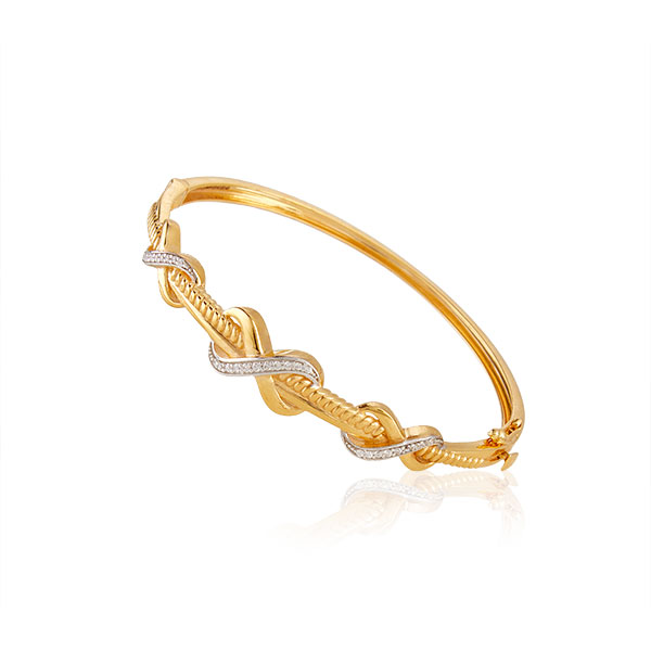 Exciting gold jewelry designs - Swirl Promise Ring