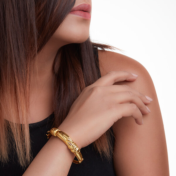 Ms. Promise real gold jewelry - Double Row Promise Bracelet