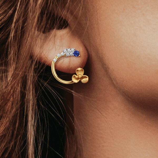 Style this summer Peacock Studs