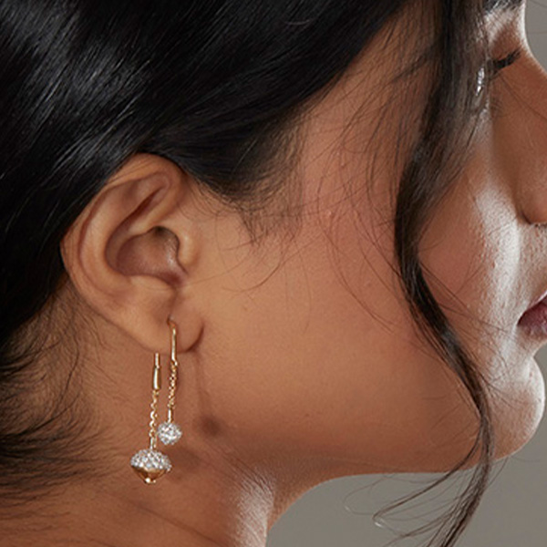 18k Pure Gold Aria Earrings