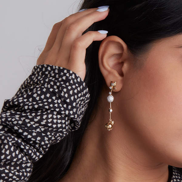 18k Pure Gold Cadence Earrings