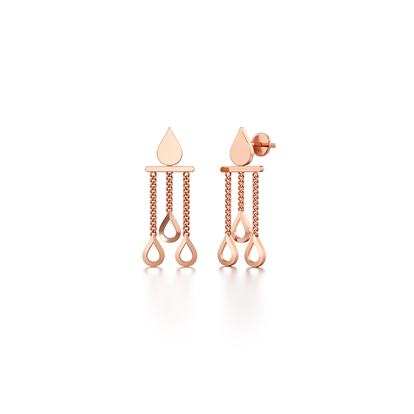 18k Pure Gold Songbird Earrings